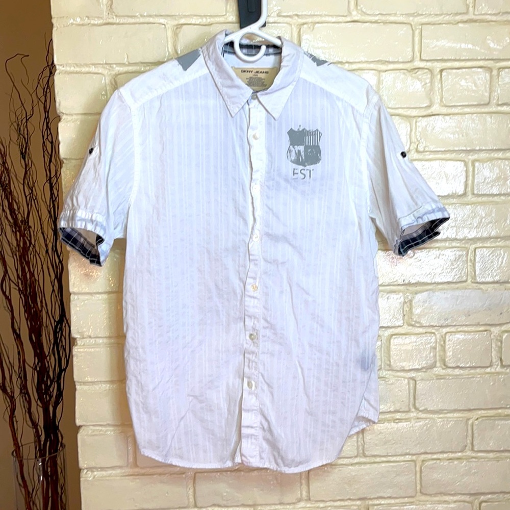 Dkny jeans button down men’s